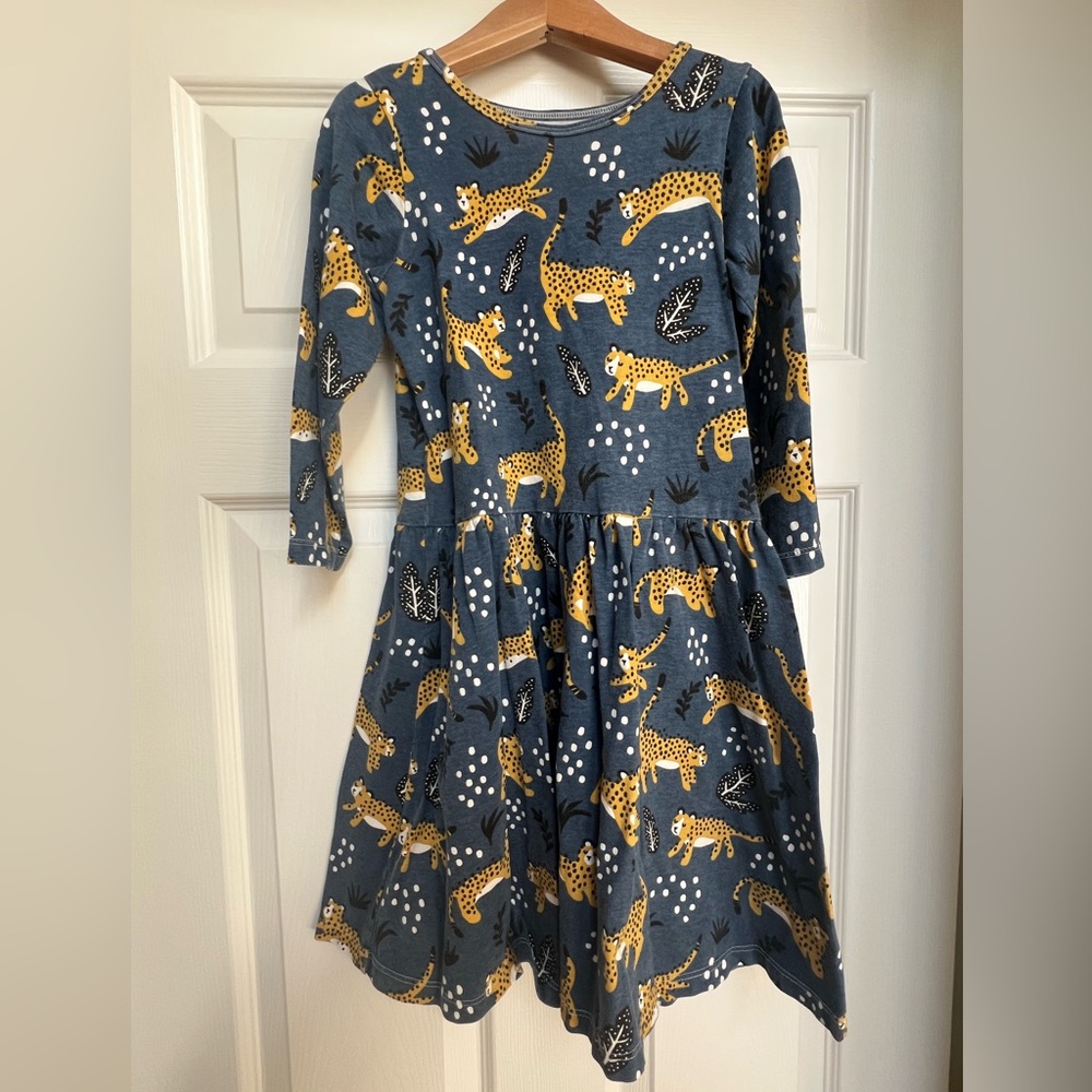 Winter Water Factory dress, cheetah print, size 8